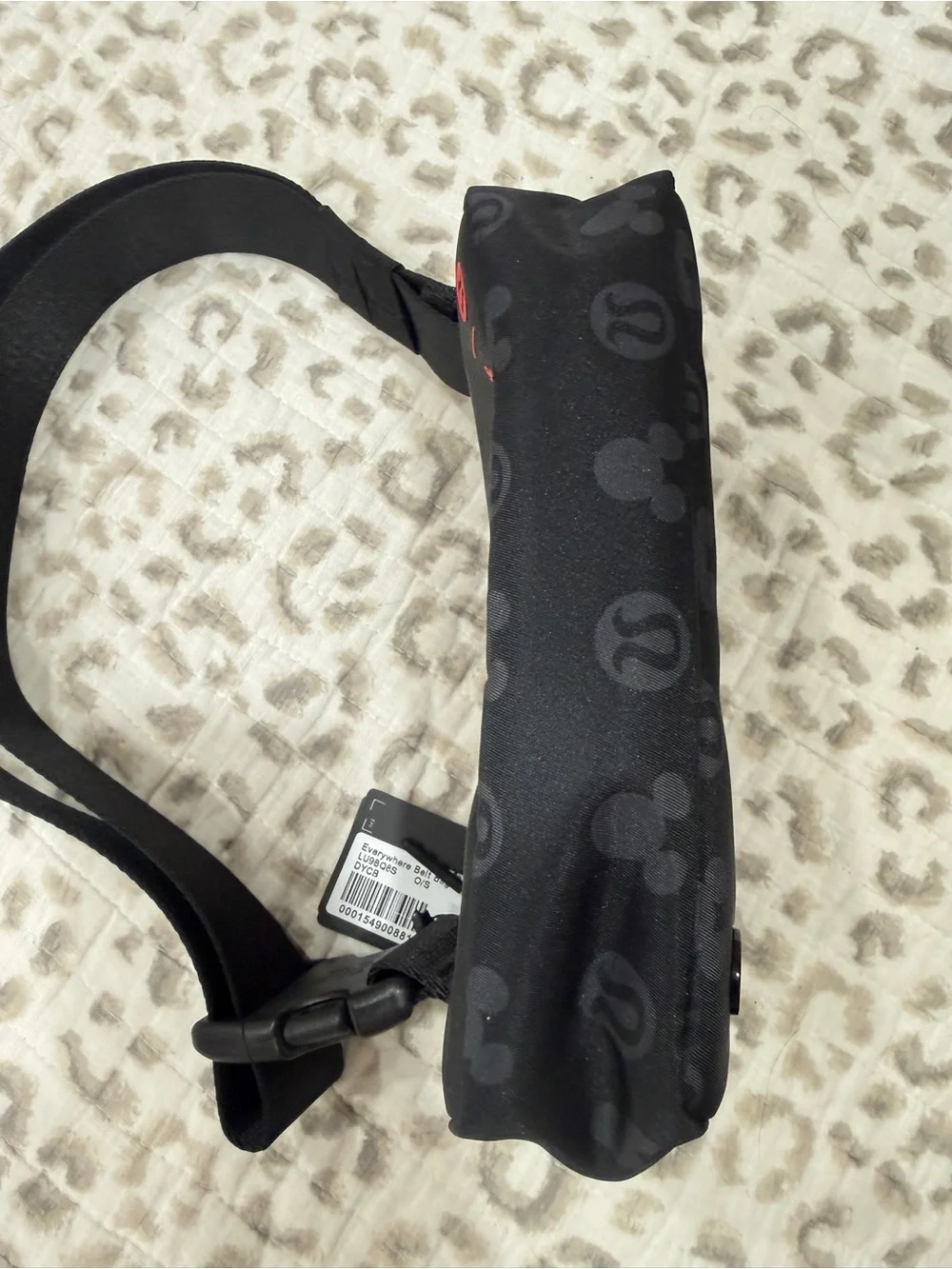 lululemon athletica Black Disney Pattern Belt Bag